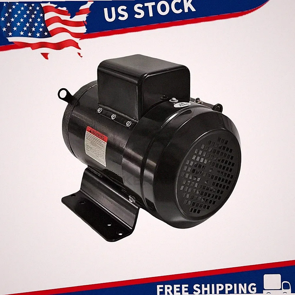 7.5HP Air Compressor Motor for Ingersoll Rand Single Phase 230V 3450RPM 23172604