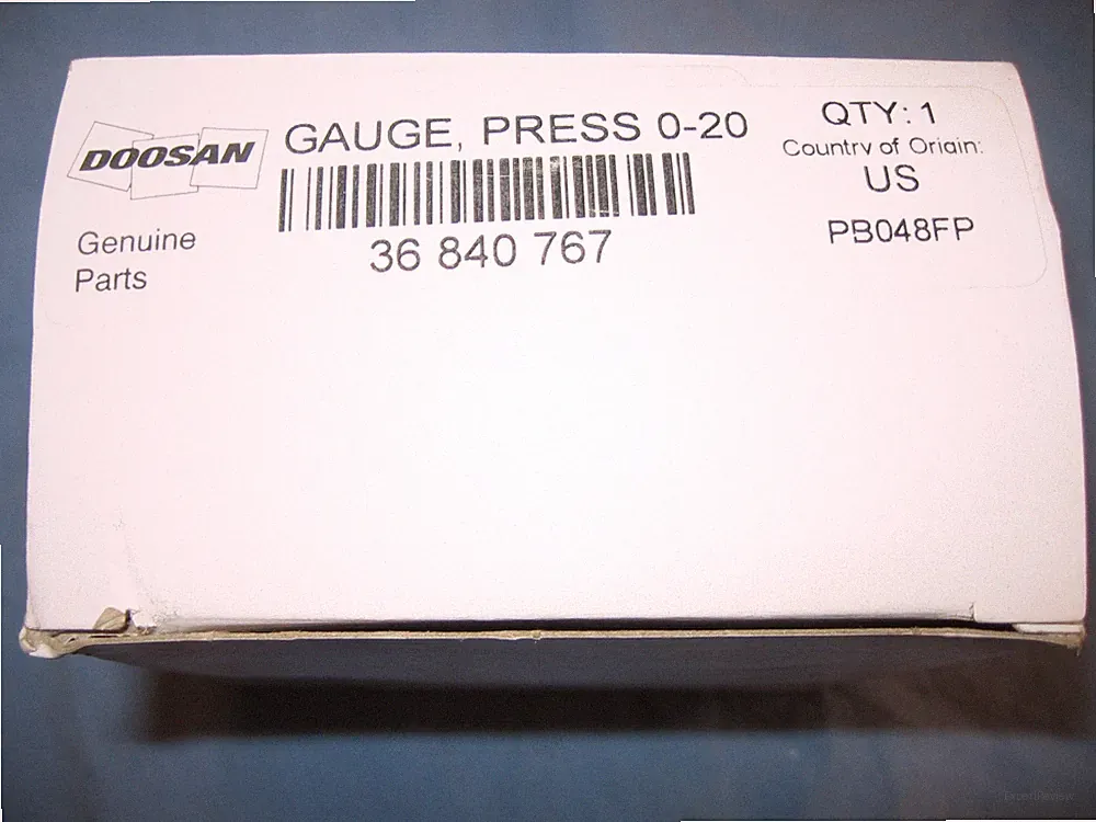 DOOSAN NOS 36840767 PRESSURE GAUGE 200 PSI INGERSOLL RAND AIR COMPRESSOR HP1600