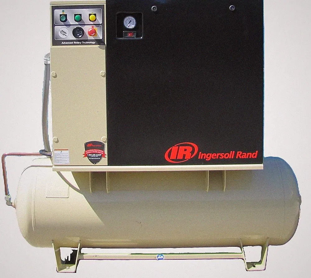 Ingersoll Rand 5 HP Rotary Screw Air Compressor with Dryer & 80 Gallon Tank
