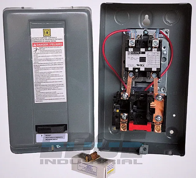 INGERSOLL RAND SQUARE D MAGNETIC STARTER 7.5HP SINGLE PHASE 208-240 VOLT