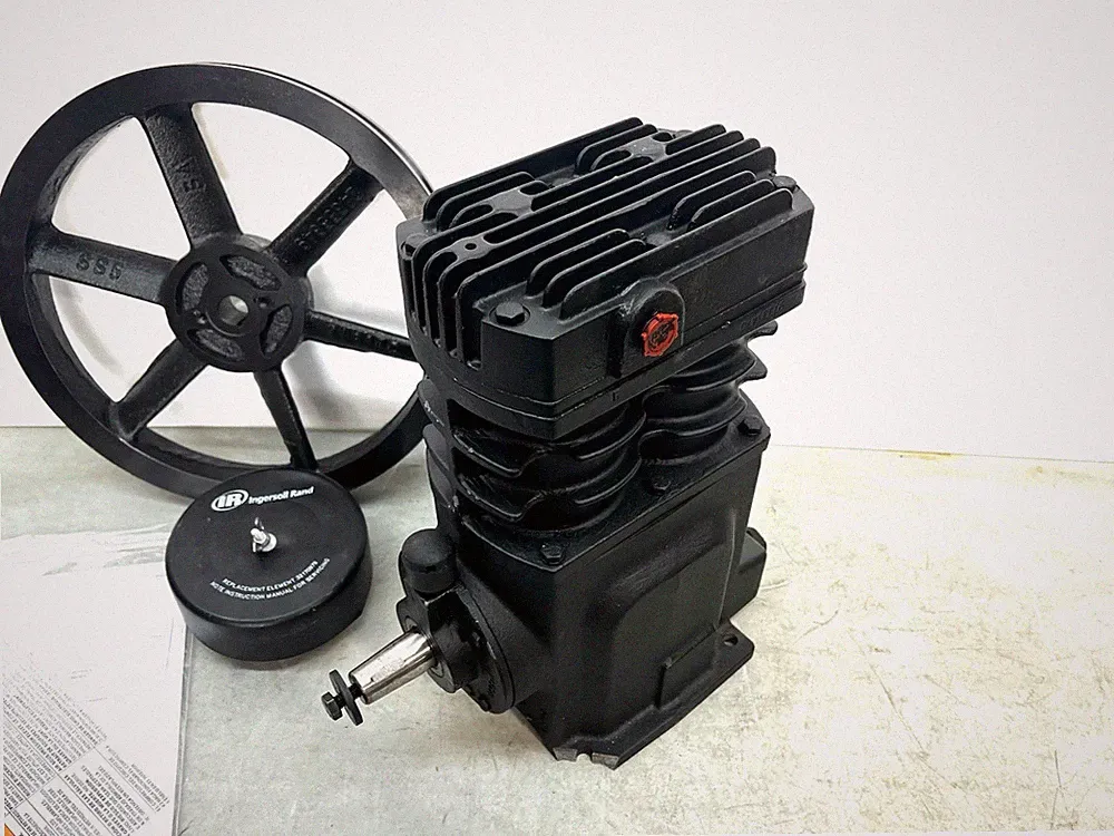 Ingersoll Rand SS5 Bare Air Compressor Pump With Flywheel And Filter