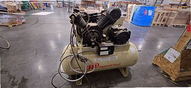 Ingersoll Rand Type-30 Reciprocating Air Compressor Model# 7100E15-V
