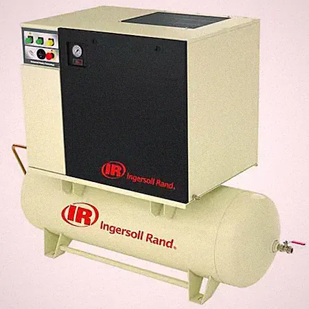 Ingersoll-Rand Up6-5-125/80-230-1 Rotary Screw Air Compressor, Horiz, 5 Hp